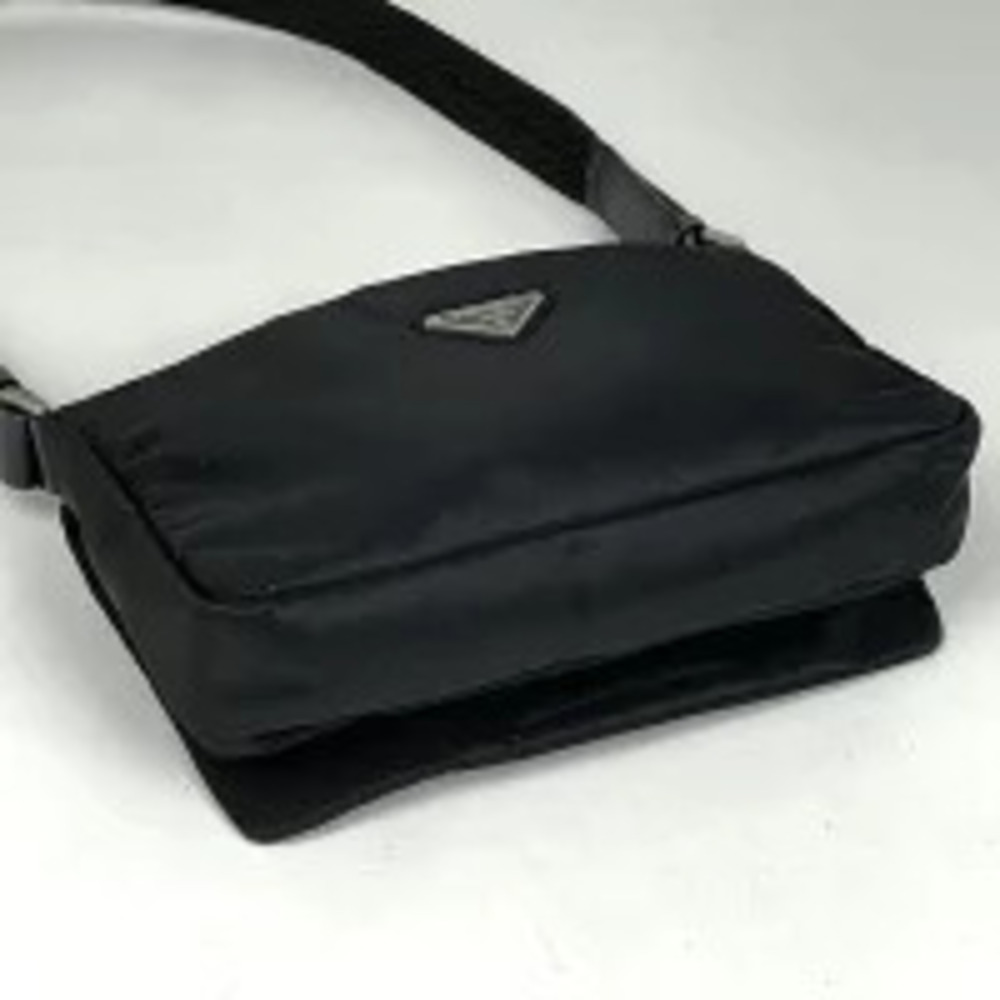 Prada Nero Bag Shoulder Plate Black